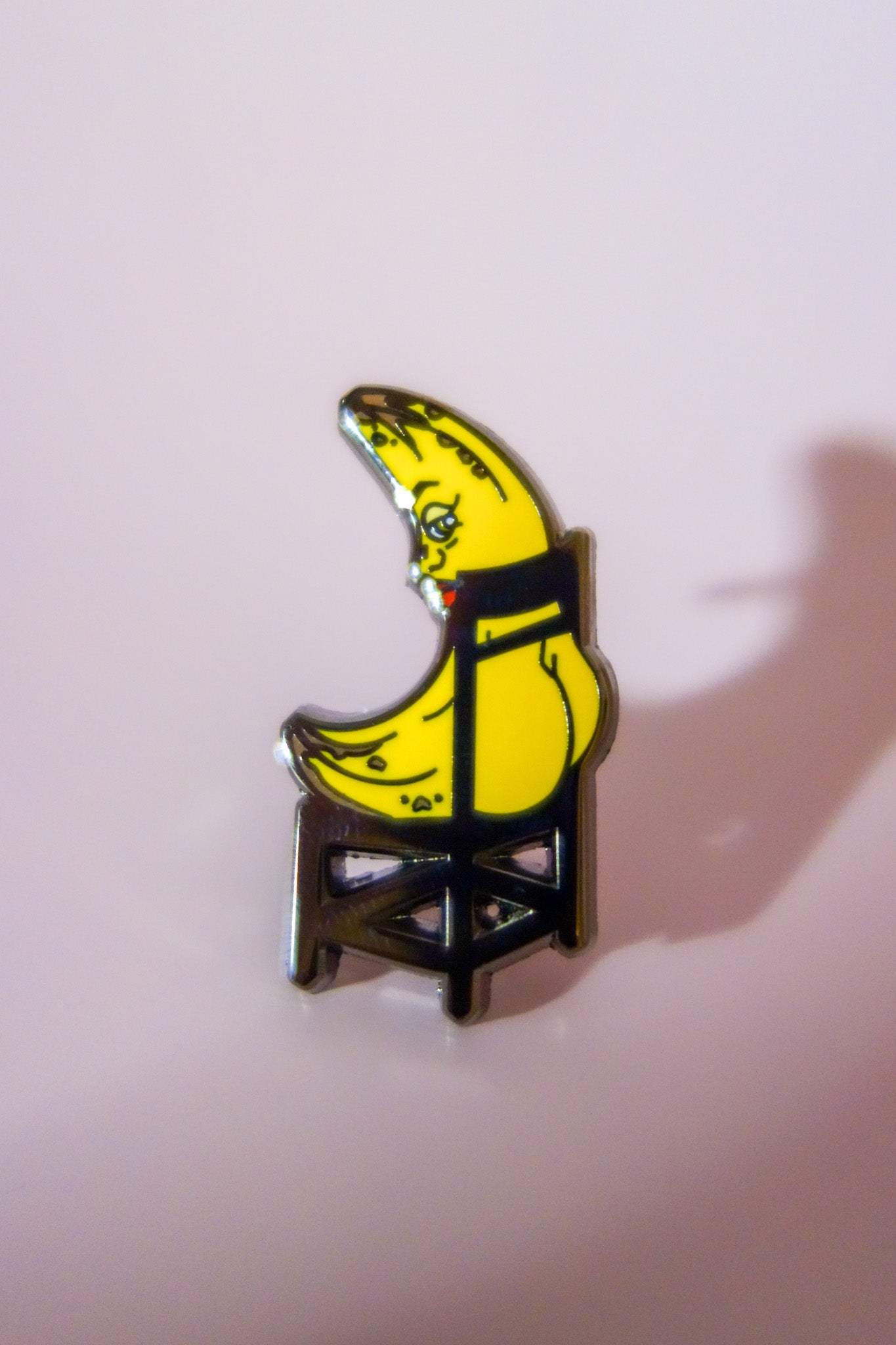 Running Banana Enamel Pin - Home