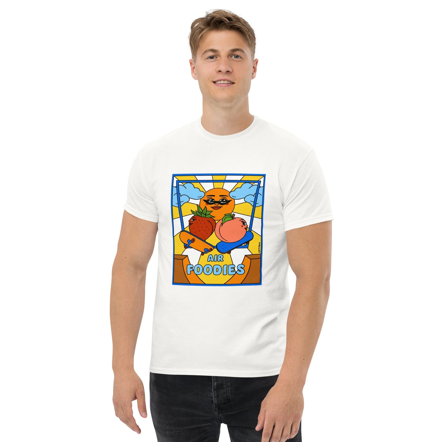 Air Foodies T-Shirt - Cheeky Art Studio-Apparel-Peach-shirt