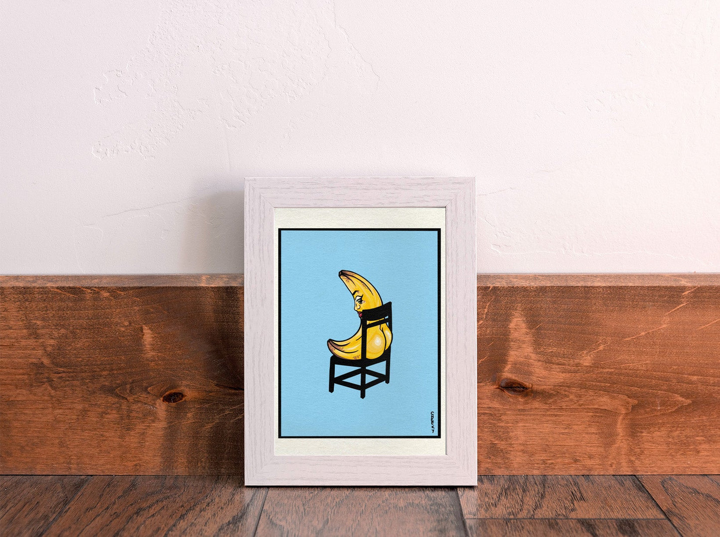 Banana Booty™ Art Print - Cheeky Art Studio - art - banana - groceries - Artwork - Portland, Oregon - Asian American Artist