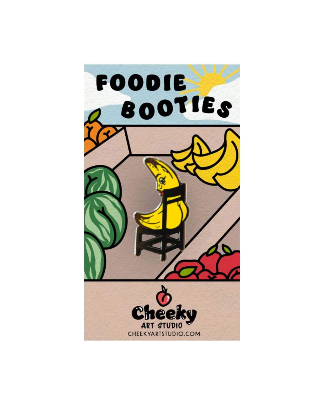 Banana Booty Enamel Pin