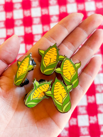 Corn Booty Enamel Pin - Cheeky Art Studio - Adult gifts - allison thompson - allisthompson