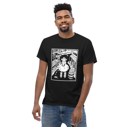 Cowboy Duckie T - Shirt - Cheeky Art Studio - Apparel - black - cowboy